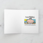 話し好き誕生日カード カード (内部)