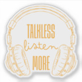 話し方が聞悪い シール (正面)