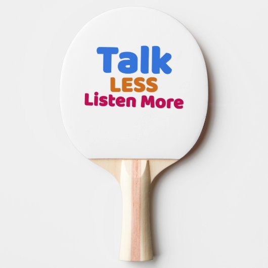 話し方聞が少ない 卓球ラケット (正面)