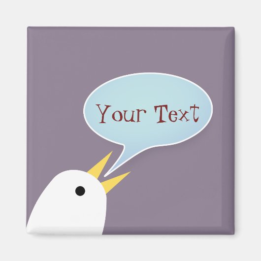 話し鳥 マグネット (正面)