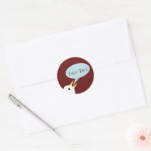 話し鳥 ラウンドシール (封筒)