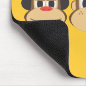 話すために見てはいけないことをことを聞いて下さい マウスパッド (コーナー)