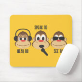 話すために見てはいけないことをことを聞いて下さい マウスパッド (マウス)