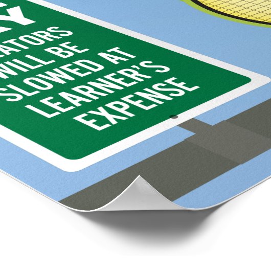 話すな。通り記号。 ポスター (角)