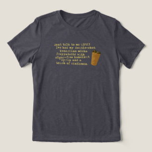 話すにコーヒーが必要 トライブレンドTシャツ