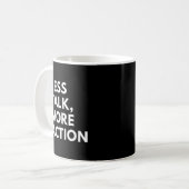 話すより行動 コーヒーマグカップ (正面左)