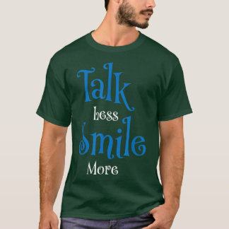 話すスマイルを減らす Tシャツ