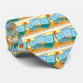 話すラップトップコンピュータの漫画 ネクタイ (ロール)