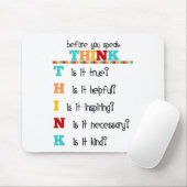 話す前に考えて下さい マウスパッド (マウス)