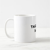 「話す時間を減らそう。スマイルの詳細」マグカップ コーヒーマグカップ (左)