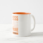 話す機会を減らし、アクションを増やす ツートーンマグカップ (正面右)