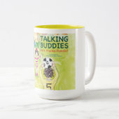 話す相棒のマグ ツートーンマグカップ (正面右)