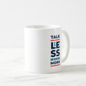 話す言葉が減って効果が上がる コーヒーマグカップ (正面右)