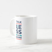 話す言葉が減って効果が上がる コーヒーマグカップ (正面左)