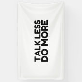 話す言葉が減って効果が上がる 横断幕 (縦)