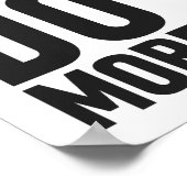 話す言葉が減って効果が上がる |白黒やる気を起こさせる引用文 ポスター (角)