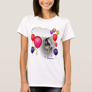 話す誕生日牛 Tシャツ