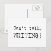 話せないの書だ！ ポストカード (正面/裏面)