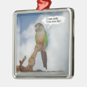 話せるよ飛べるか? メタルオーナメント (左)