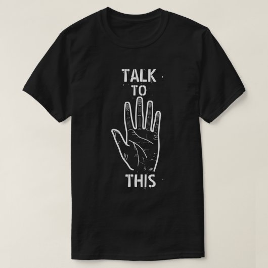 話せ！ Tシャツ (デザイン正面)