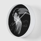 話そう 壁時計 (傾斜)