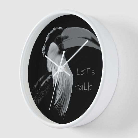 話そう 壁時計 (傾斜)