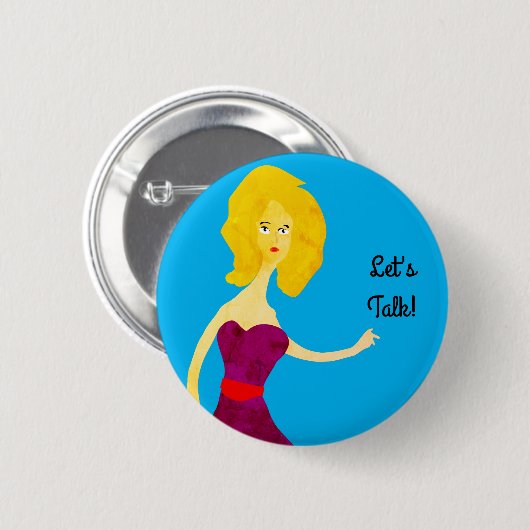 話そう 缶バッジ (正面&裏面)