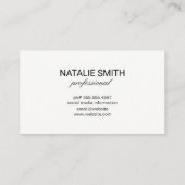 話のバブル 名刺 (裏面)