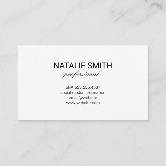 話のバブル 名刺 (裏面)