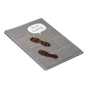 話の少ない詳細歩くCinderblockノートブック ノートブック (右側)