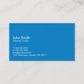 話の泡代用教員の名刺 名刺 (裏面)