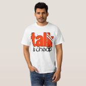 話は安いTシャツです Tシャツ (正面フル)