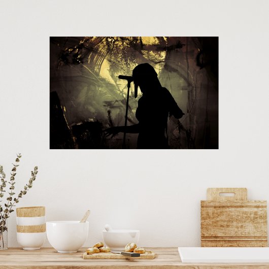 話は ポスター (キッチン)