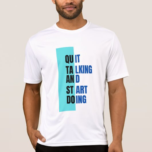 話やめしてTシャツを始める Tシャツ (正面)