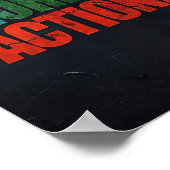 「話を減らして行動を増やす」ポスやる気を起こさせるター ポスター (角)