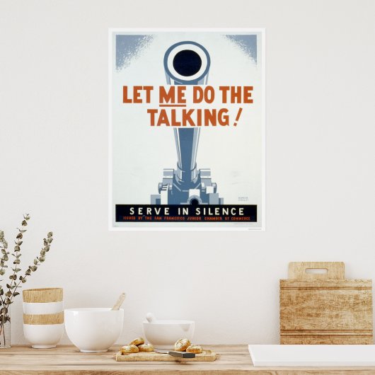 話を聞かせてくれ！無音でサーバ – WPA ポスター (キッチン)