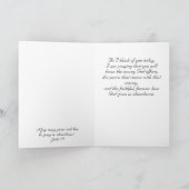 話イエズピンクローズグリーティングカード サンキューカード (内部)