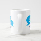 話カスタムす人がメンタルヘルスを癒す ジャンボコーヒーマグカップ (裏面)