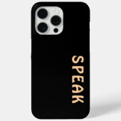 話ロゴ黒 Case-Mate iPhoneケース (裏面)