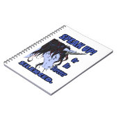 話上！または永遠に沈黙される ノートブック (左側)