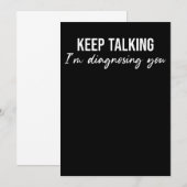 話保してる心理学者の診断おもしろいだ セーブザデート (正面/裏面)