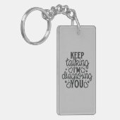 話保すアクリルのキーチェーンを診断する キーホルダー (正面左)