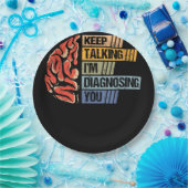 話保す心理学の診断 ペーパープレート (パーティー)