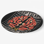 話保す心理学の贈り物の診断 ペーパープレート (アングル)