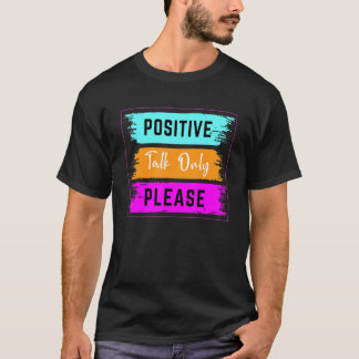 話前向きすだけ感動的ことわざ Tシャツ