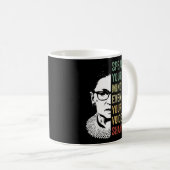 話声でも心が揺もしれる引用文 コーヒーマグカップ (正面右)