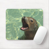 話好きなアシカのマウスパッド マウスパッド (マウス)