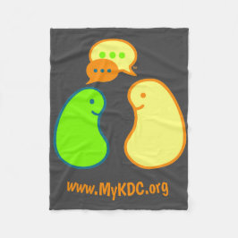 話好きな腎臓毛布 フリースブランケット