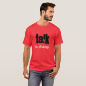 "話安い"はTシャツです Tシャツ (正面フル)