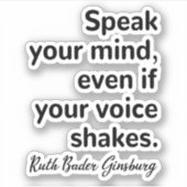 話心も声ももし震える シール (正面)